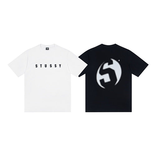 Stussy Letter Logo Print Crew Neck Short Sleeve T-Shirt