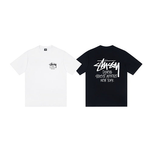 Stussy x Dover Street Market New York Back Graphic Print Crew Neck Short Sleeve T-Shirt