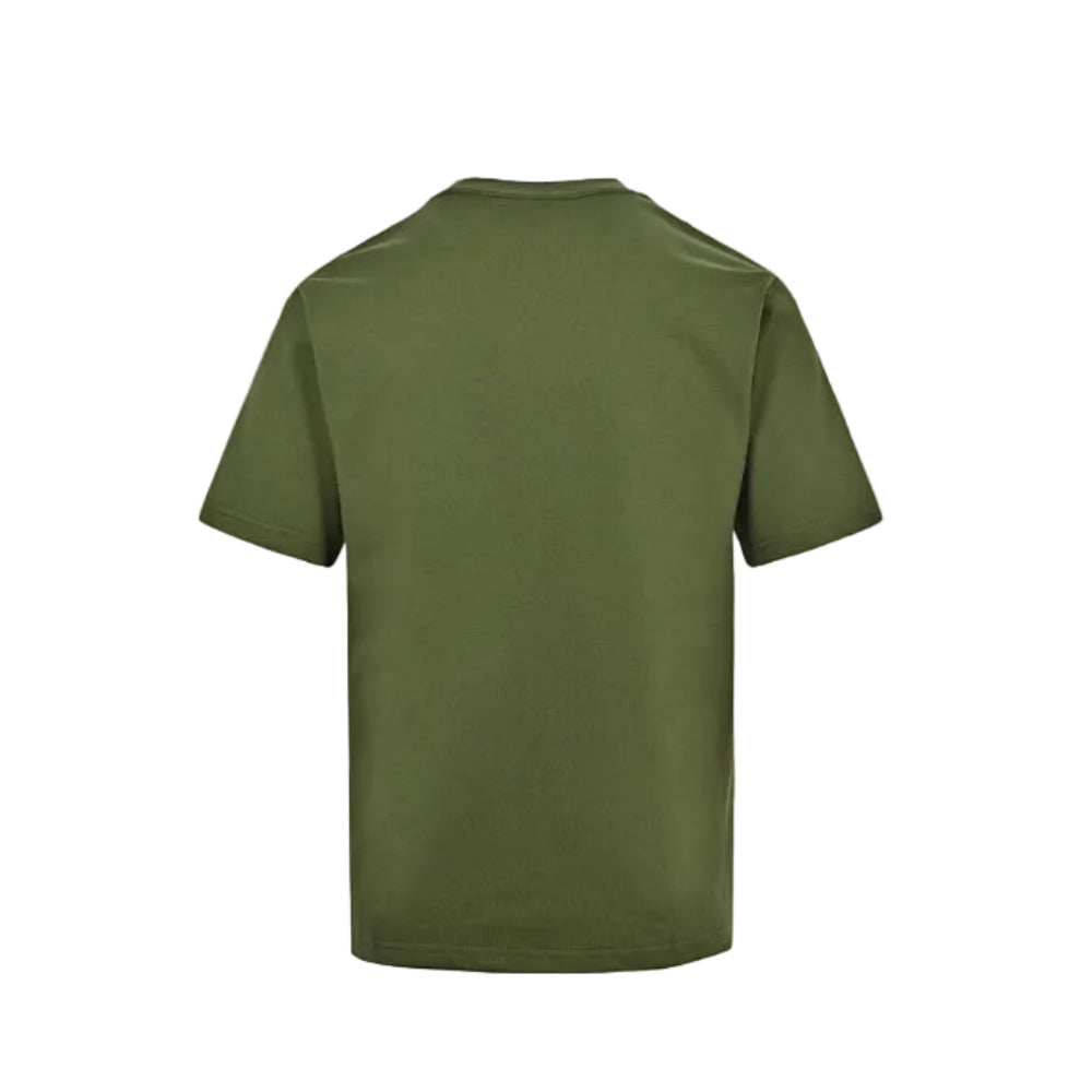 Gucci Army Green Tonal GG Embroidery Heavyweight Tee