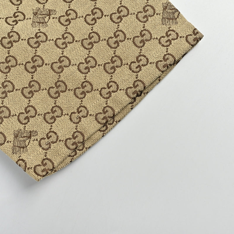 Gucci GG Monogram Jacquard Bee Camp Collar Shirt