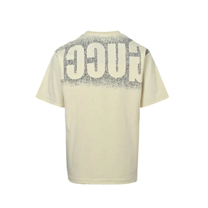 Gucci Off-White Lower-Body Spray Noise Wordmark Heavyweight Tee