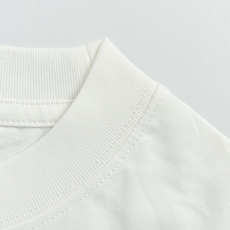 Gucci Ivory Double-G Stripe Wordmark Graphic Tee