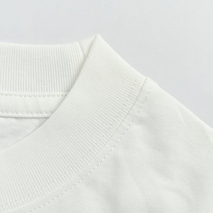 Gucci Ivory Double-G Stripe Wordmark Graphic Tee