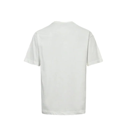 Gucci Ivory Double-G Stripe Wordmark Graphic Tee