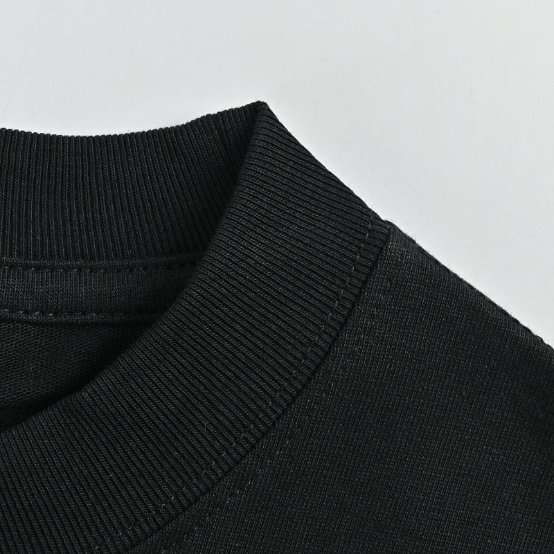Gucci Black Double-G Stripe Wordmark Graphic Tee