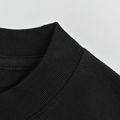Gucci Black Double-G Stripe Wordmark Graphic Tee