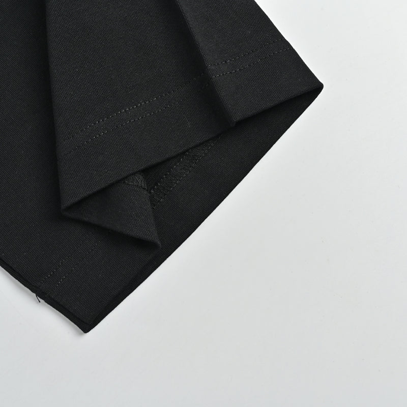 Gucci Black Double-G Stripe Wordmark Graphic Tee