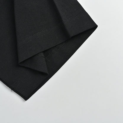Gucci Black Double-G Stripe Wordmark Graphic Tee