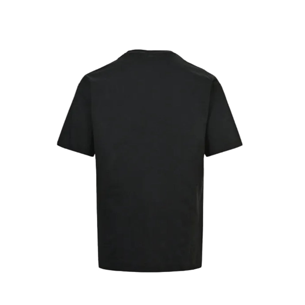 Gucci Black Double-G Stripe Wordmark Graphic Tee