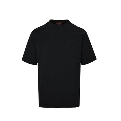 Gucci Black Heavyweight Cotton Essential Tee