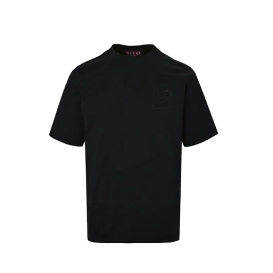 Gucci Black Heavyweight Cotton Essential Tee