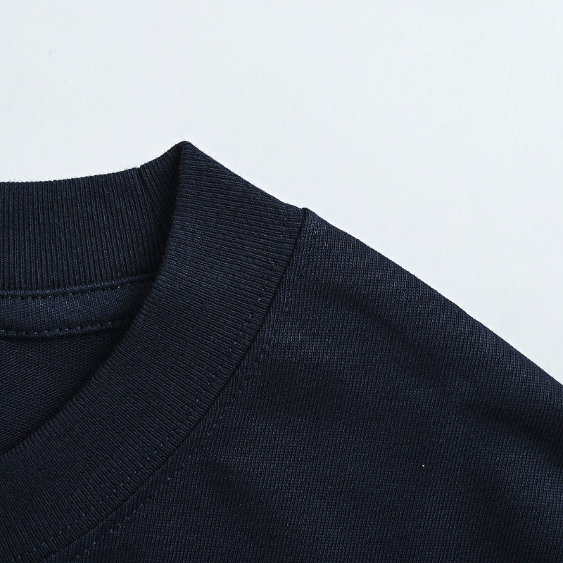 Navy Heavyweight Cotton Essential Tee