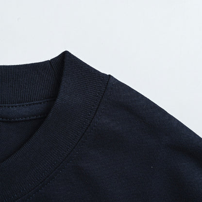 Navy Heavyweight Cotton Essential Tee