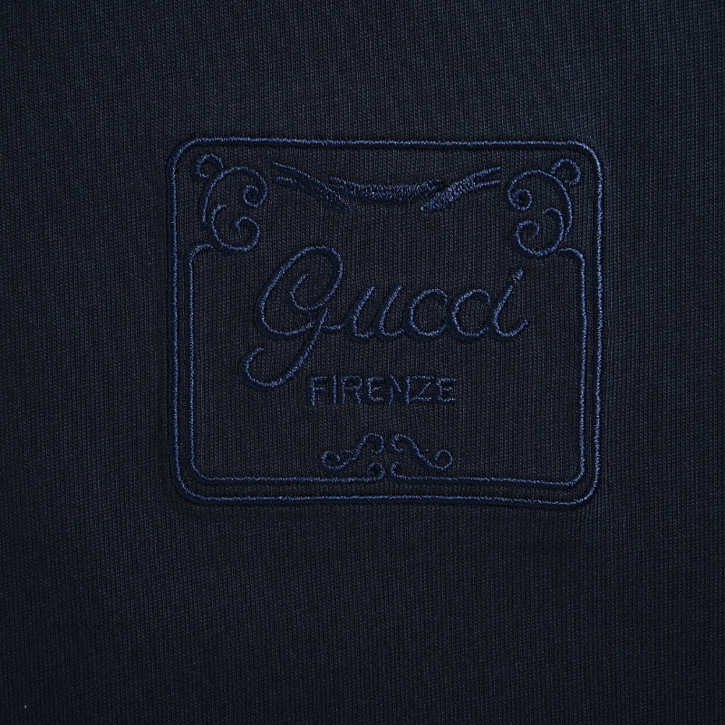Navy Heavyweight Cotton Essential Tee