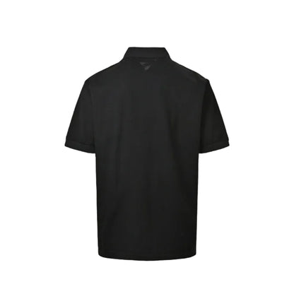Gucci Black Fine Knit Polo Shirt