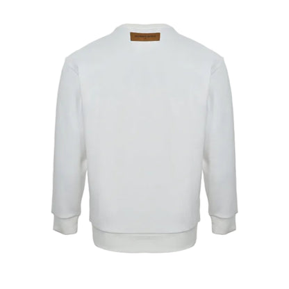 Louis Vuitton Multicolor Monogram Scatter Embroidery Crewneck – White