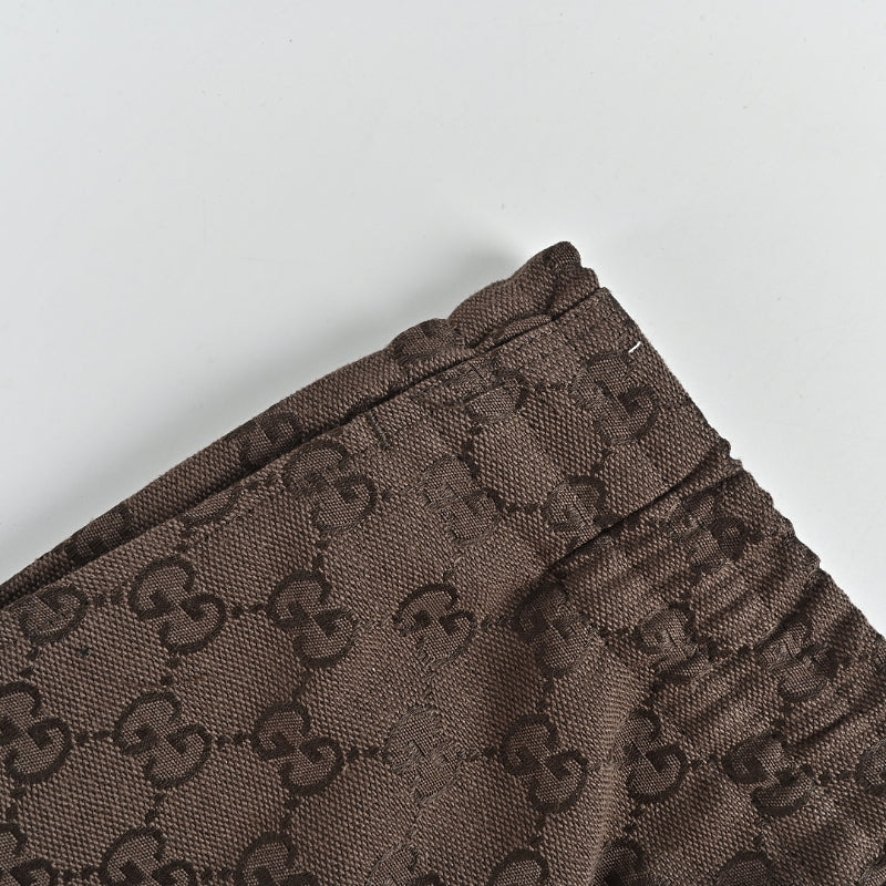 Gucci All-Over Monogram Bermuda Shorts – Cocoa