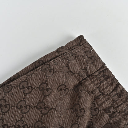 Gucci All-Over Monogram Bermuda Shorts – Cocoa