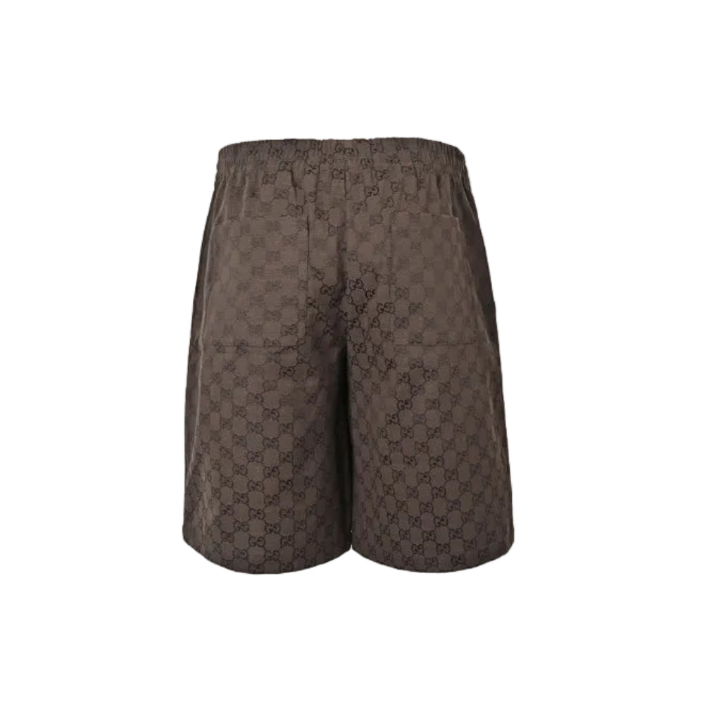 Gucci All-Over Monogram Bermuda Shorts – Cocoa
