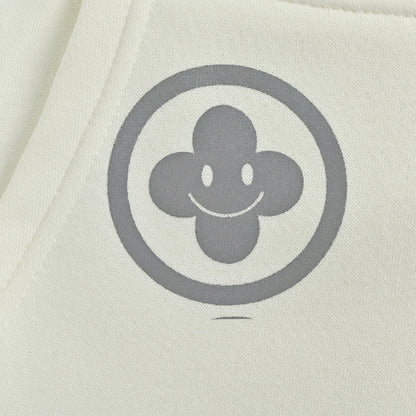 Louis Vuitton Monogram Badge & Smiley Patch Hoodie – Cream