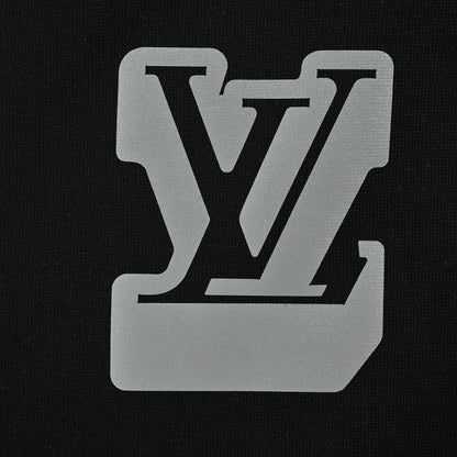Louis Vuitton Monogram Badge & Smiley Patch Hoodie – Black