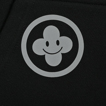 Louis Vuitton Monogram Badge & Smiley Patch Hoodie – Black