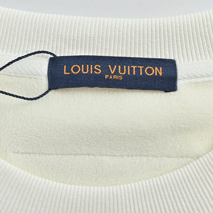 Louis Vuitton Mallete Shield Badge Sweatshirt – Cream