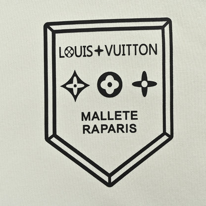 Louis Vuitton Mallete Shield Badge Sweatshirt – Cream