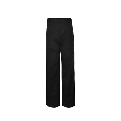 Louis Vuitton Wide-Leg Tailored Trousers — Black