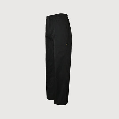 Louis Vuitton Wide-Leg Tailored Trousers — Black