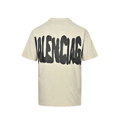 Gucci Off-White Dual Brand Spray Paint Oversized Wordmark Heavyweight Tee