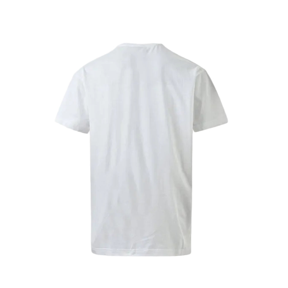Gucci White Web Stripe Horsebit Graphic Tee