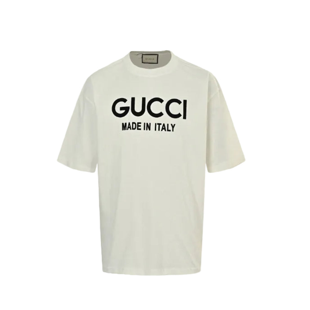 Gucci Off-White Oversized Wordmark Made In Italy Heavyweight Tee