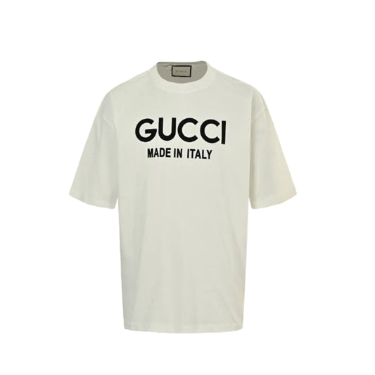 Gucci Off-White Oversized Wordmark Made In Italy Heavyweight Tee