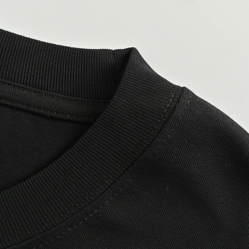 Gucci Black Oversized Wordmark Made In Italy Heavyweight Tee