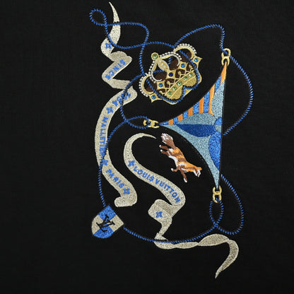 Louis Vuitton Jewel Collage Chest Graphic Sweatshirt – Black