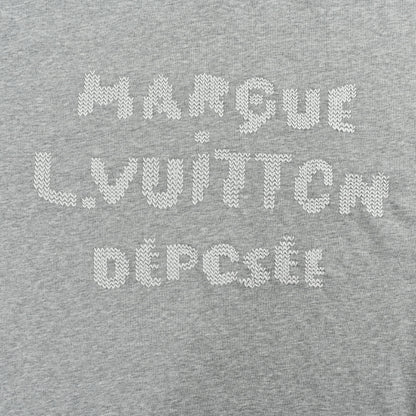Louis Vuitton Marque Deposee Archive Text Crewneck – Heather Grey