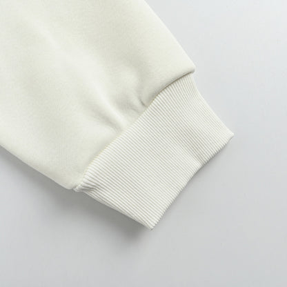Louis Vuitton  Leather Label Minimal Sweatshirt – Cream