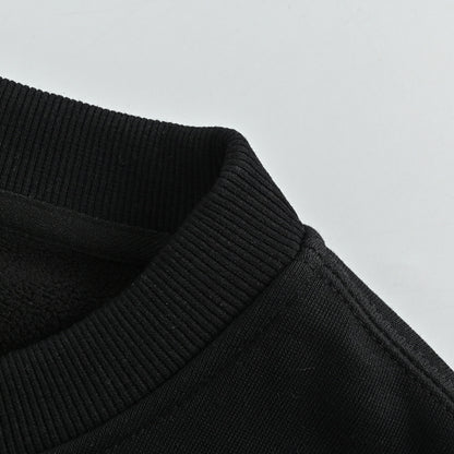 Louis Vuitton Leather Label Minimal Sweatshirt – Black