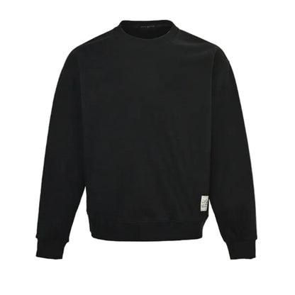 Louis Vuitton Leather Label Minimal Sweatshirt – Black