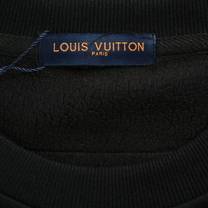 Louis Vuitton Snow School Badge Collage Sweatshirt – Black