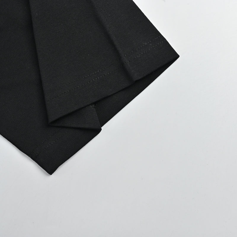 Gucci Black Tonal Heritage Label Graphic Tee