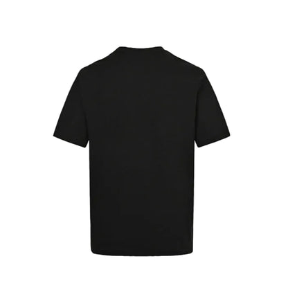 Gucci Black Rainbow Gradient Wordmark Lightning Bolt Heavyweight Tee