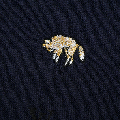 Louis Vuitton Animal Scatter Embroidery Knit Sweater – Navy