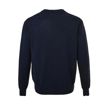 Louis Vuitton Animal Scatter Embroidery Knit Sweater – Navy