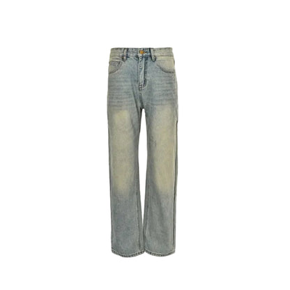 Louis Vuitton Earth Fade Wide-Leg Jeans — Light Wash