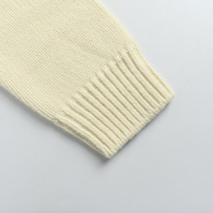 Louis Vuitton  Pearl Zip Knit Cardigan – Cream