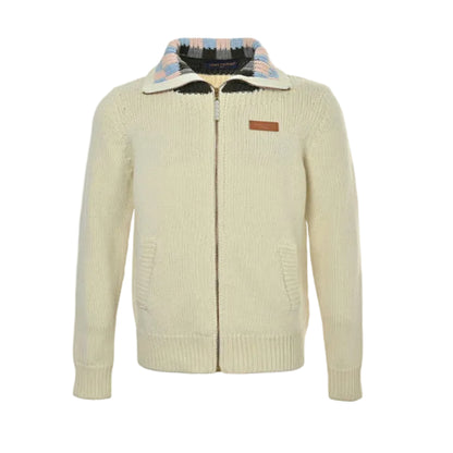 Louis Vuitton  Pearl Zip Knit Cardigan – Cream