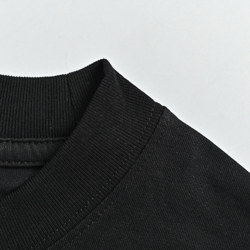 Gucci Black Heritage Label Graphic Tee