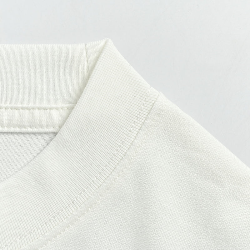 Gucci Ivory Heritage Label Graphic Tee